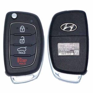 2013-2016 HYUNDAI SANTA FE 4B FLIP REMOTE FLIP KEY FOB TRANSMITTER TQ8-RKE-3F04 95430-4Z100