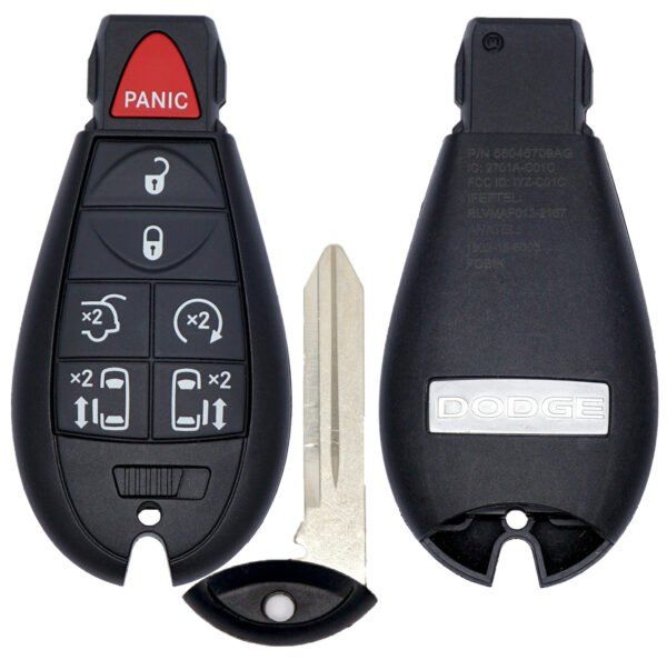 2008-2019 DODGE GRAND CARAVAN 7B FOBIK STYLE KEYLESS REMOTE FOB TRANSMITTER IYZ-C01C 56046709