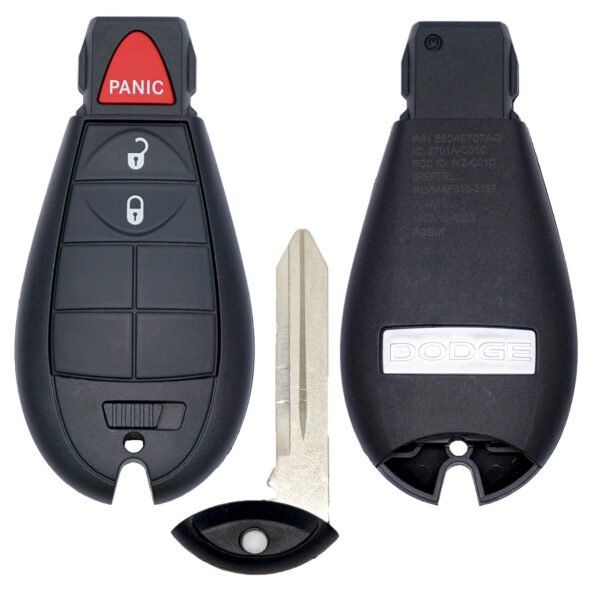 2008-2020 DODGE 3B FOBIK STYLE KEYLESS REMOTE FOB TRANSMITTER IYZ-C01C 56046707