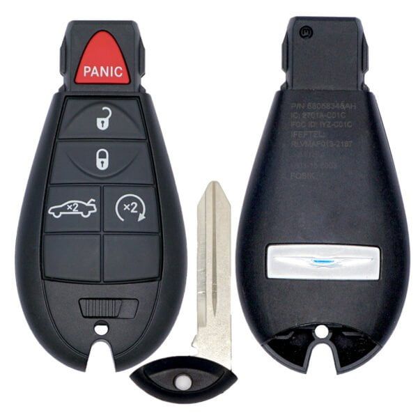 2008-2013 CHRYSLER 300 5B FOBIK STYLE KEYLESS REMOTE FOB TRANSMITTER IYZ-C01C 68058348