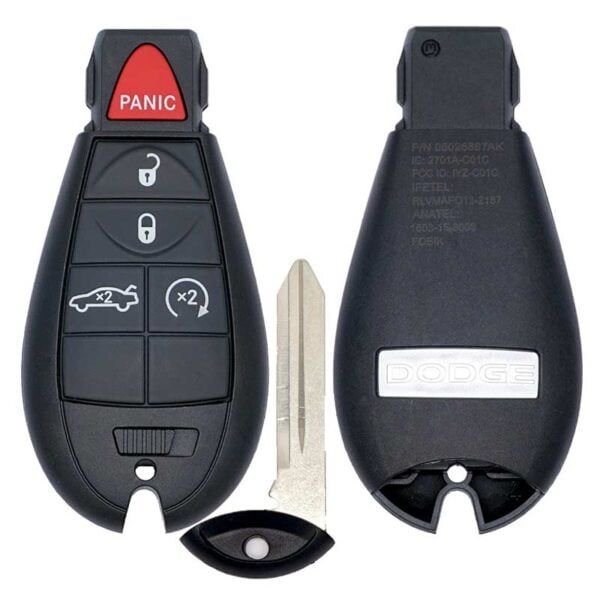 2008-2013 DODGE 5B FOBIK STYLE KEYLESS REMOTE FOB TRANSMITTER IYZ-C01C 05026887