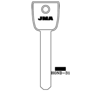 JMA HONDA HIGH SECURITY SERVICE KEY HO01-SVC PACK OF 5