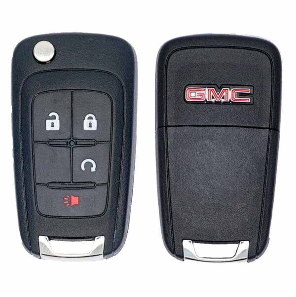2010-2017 GMC TERRAIN 4B FLIP KEY REMOTE TRANSMITTER OHT01060512 20835400