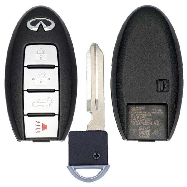 2010-2018 INFINITI 4B FX37 QX70 SMART KEYLESS PROXIMITY REMOTE FOB TRANSMITTER KR55WK49622
