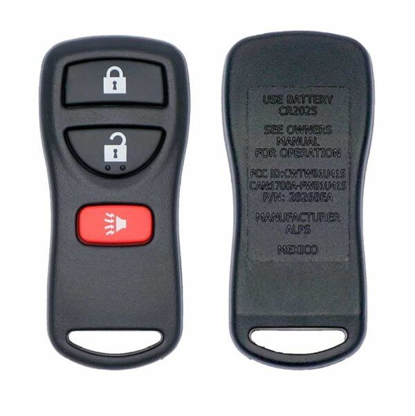 2005-2018 NISSAN 3B KEYLESS ENTRY REMOTE FOB TRANSMITTER CWTWB1U415