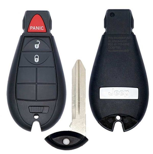 2008-2013 JEEP GRAND CHEROKEE COMMANDER 3B FOBIK STYLE KEYLESS REMOTE FOB IYZ-C01C