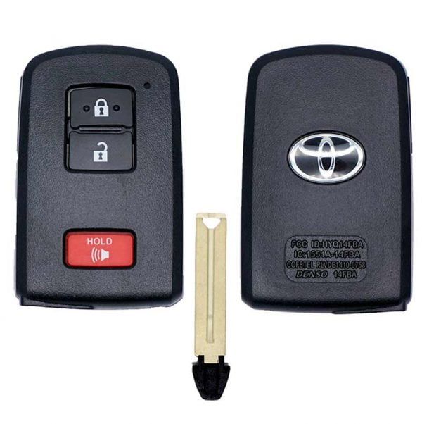 2012-2021 TOYOTA LAND CRUISER TACOMA TUNDRA PRIUS C 3B SMART KEYLESS PROXIMITY REMOTE FOB HYQ14FBA 281451-2110 AG
