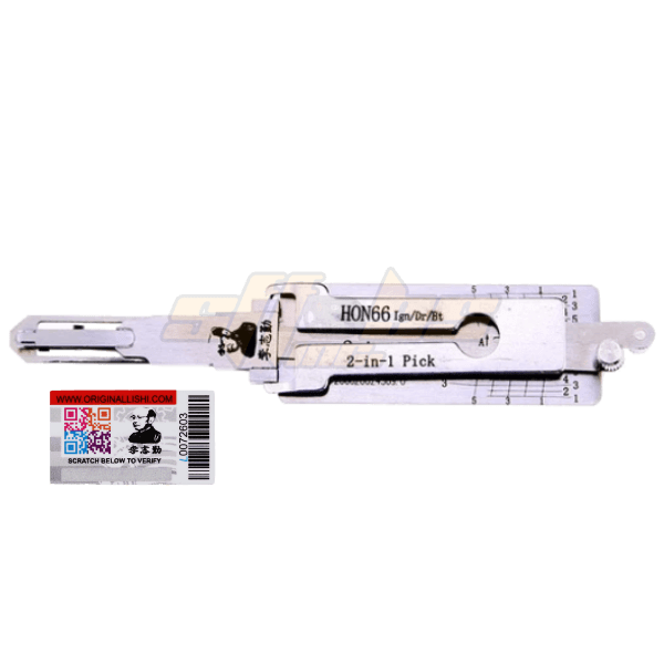 ORIGINAL LISHI HON66 2 IN 1 LOCKSMITH DECODER PICK TOOL