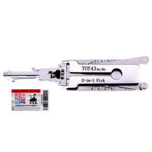 ORIGINAL LISHI TOY43 TR47 8 CUT 2 IN 1 LOCKSMITH IGNITION ONLY PICK TOOL