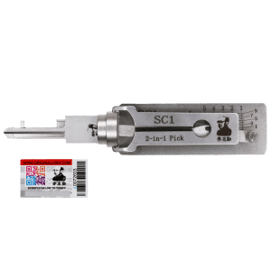 ORIGINAL LISHI SC1 2 IN 1 LOCKSMITH DECODER PICK TOOL