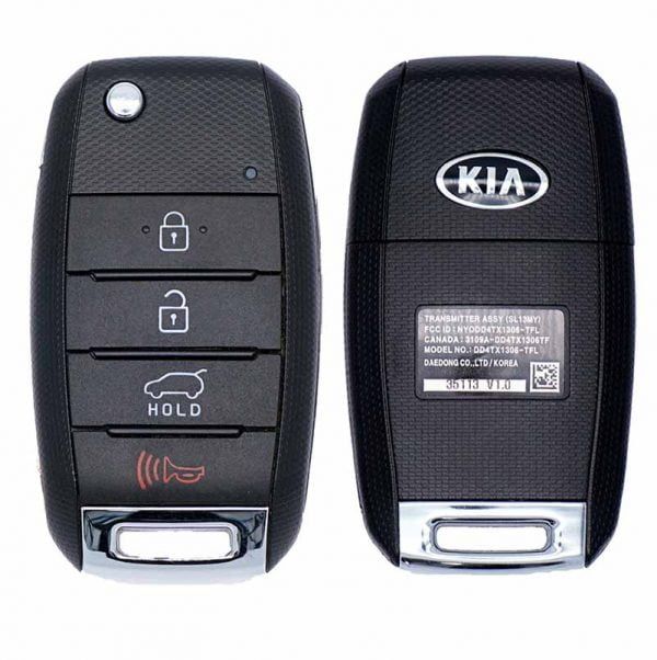 2014-2016 KIA SPORTAGE 4B FLIP STYLE KEYLESS REMOTE FOB NYODD4TX1306-TFL 95430-3W350