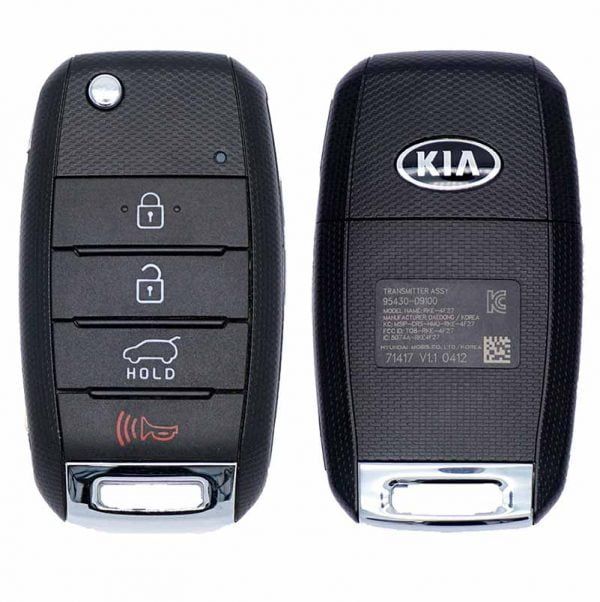 2016-2020 KIA SPORTAGE 4B FLIP STYLE KEYLESS REMOTE FOB TRANSMITTER TQ8-RKE-4F27 95430-D9100