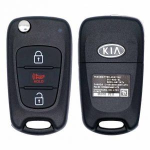 2012-2013 KIA SPORTAGE 3B FLIP STYLE KEYLESS REMOTE FOB TRANSMITTER NY0SEKSAM11ATX (SL)