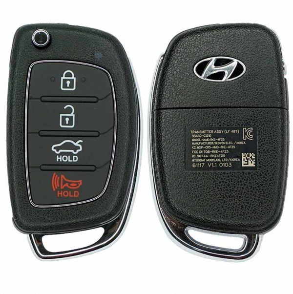 2017-2020 HYUNDAI SONATA 4B FLIP STYLE KEYLESS REMOTE FOB TRANSMITTER TQ8-RKE-4F25 95430-C1210