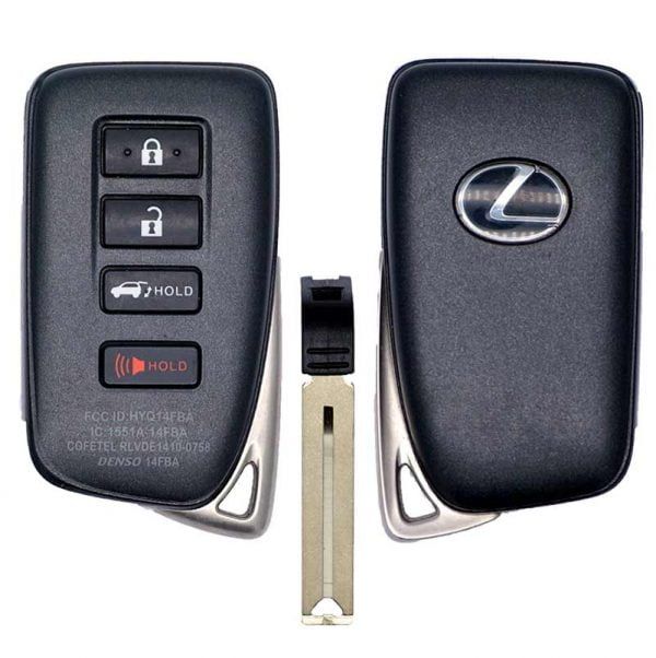 2015-2019 LEXUS NX300 NX300H NX200T 4B SMART KEYLESS PROXIMITY REMOTE HYQ14FBA 89904-78670 AG BOARD