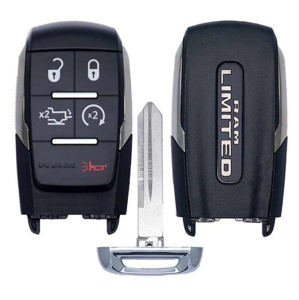 2019-2024 RAM LIMITED SMART KEY 5B PROXIMITY REMOTE FOB TRANSMITTER FOB GQ4-76T 68375457