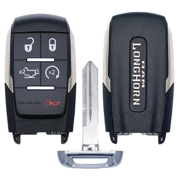 2019-2024 RAM LONGHORN SMART KEY 5B PROXIMITY REMOTE FOB TRANSMITTER FOB GQ4-76T 68375456