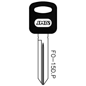 JMA FORD LINCOLN MERCURY MECHANICAL PLASTIC HEAD KEY BLANK H75-P 1196FD PFO-15D. PACK OF 5