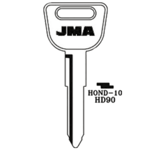 JMA HONDA ACURA KEY BLANK HD90 HD92 HD101 X181 X183 X208 PACK OF 10