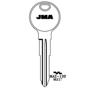 JMA MAZDA 10 CUT KEY BLANK MAZ-13D MZ27 PACK OF 10