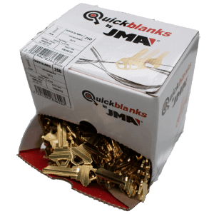JMA SC1 RESIDENTIAL KEYS BRASS PLATED 250-PACK SC1-BP