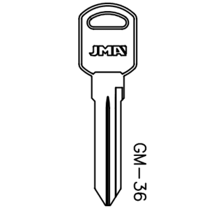 JMA GM B92 / P1109 KEY BLANK GM-36 PACK OF 10