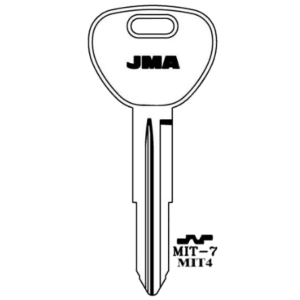 JMA MITSUBISHI 8 CUT KEY BLANK MIT-7 X245 MIT4 PACK OF 10