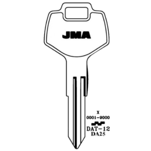 JMA NISSAN INFINITI SUBARU 8 CUT KEY BLANK DAT-12 X123 DA25 PACK OF 10