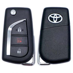 2017-2018 TOYOTA COROLLA 3B FLIP KEY REMOTE FOB TRANSMITTER HYQ12BFA 89070-12C20
