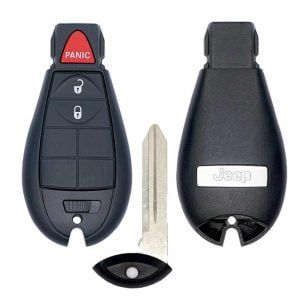 2014-2021 JEEP CHEROKEE 3B FOBIK STYLE KEYLESS ENTRY REMOTE FOB GQ4-53T 68105081, 68508731