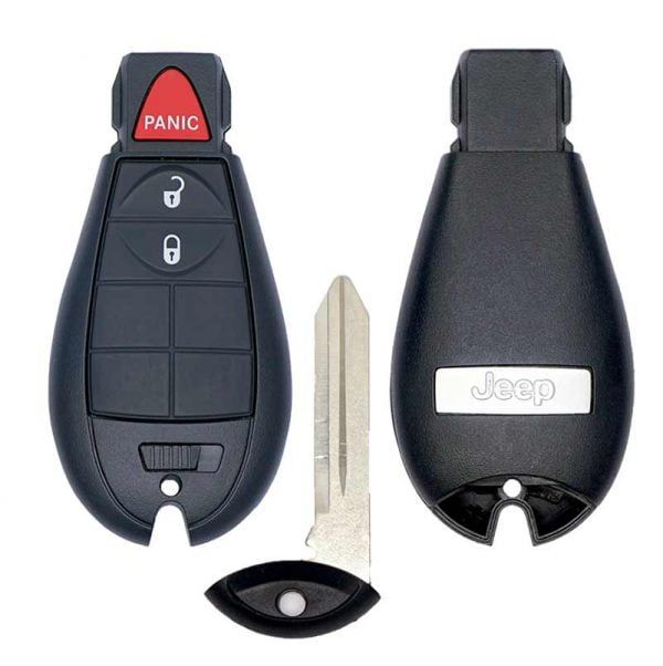2014-2021 JEEP CHEROKEE 3B FOBIK STYLE KEYLESS ENTRY REMOTE FOB GQ4-53T 68105081, 68508731