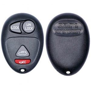 2001-2007 GENERAL MOTORS 4B KEYLESS ENTRY REMOTE FOB L2C0007T 10335582