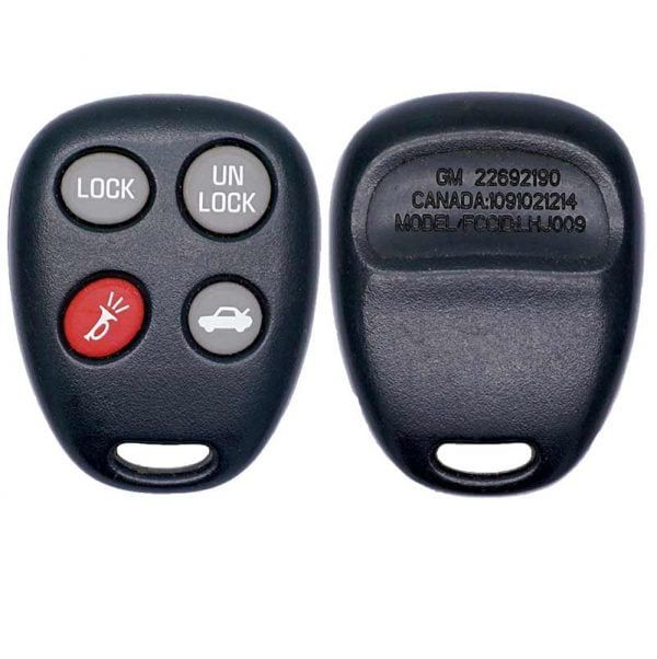 2000-2005 SATURN L-SERIES 4B KEYLESS ENTRY REMOTE FOB LHJ009