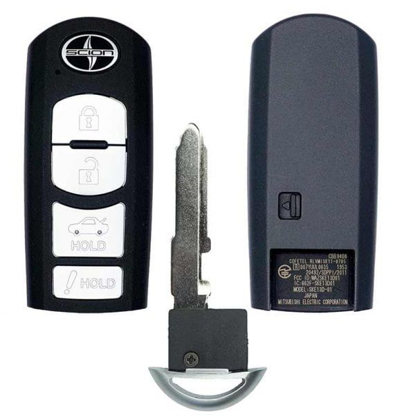2016 SCION iA 4B SMART KEYLESS PROXIMITY REMOTE FOB TRANSMITTER WAZSKE13D01 89904-WB003
