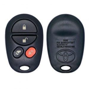 2004-2013 TOYOTA SIENNA 4B KEYLESS ENTRY REMOTE TRANSMITTER GQ43VT20T
