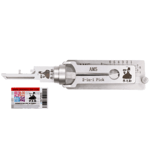 ORIGINAL LISHI AM5 SERIES 2 IN 1 PADLOCK PICK