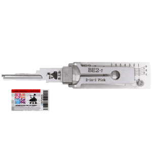 ORIGINAL LISHI BE2 BEST 7 PIN 2 IN 1 RESIDENTIAL PICK