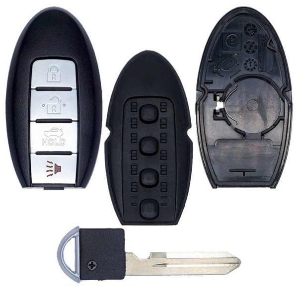 NEW REPLACEMENT 4B CASE SHELL FOR NISSAN SMART KEYLESS PROXIMITY REMOTE FOB KR55WK48903, KR55WK49622