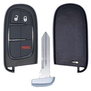 NEW REPLACEMENT CASE SHELL FOR JEEP CHEROKEE 3B SMART KEYLESS PROXIMITY REMOTE FOB 68105087