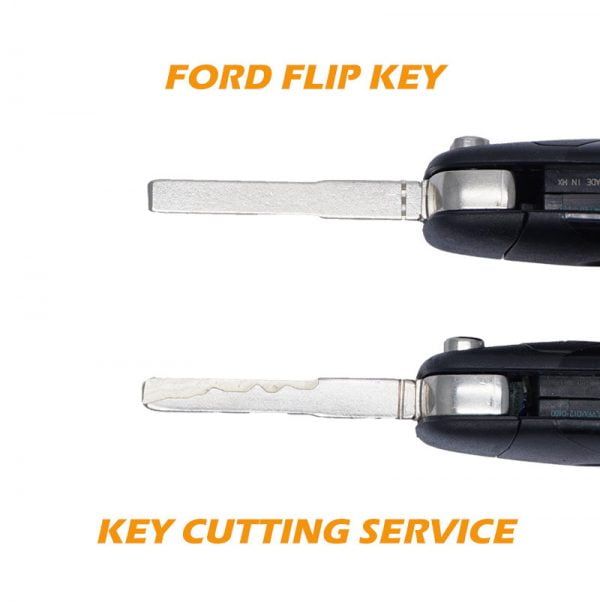 FORD F-SERIES FUSION FLIP KEY KEYLESS REMOTE TRANSMITTER KEY CUTTING SERVICE