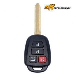 2014-2019 REPLACEMENT TOYOTA CAMRY COROLLA REMOTE HEAD KEYLESS ENTRY FOB 4B HYQ12BDM/ HYQ12BEL H CHIP