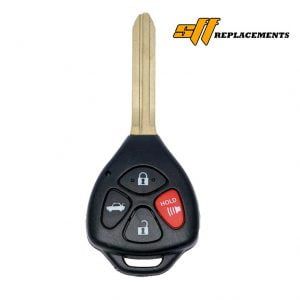 2007-2010 REPLACEMENT TOYOTA CAMRY 4B REMOTE HEAD KEYLESS FOB 89070-06231 HYQ12BBY / HYQ12BDC 4D67 DOT CHIP