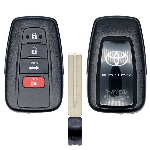 2018-2024 TOYOTA CAMRY 4B SMART KEYLESS PROXIMITY REMOTE FOB 89904-06220 89904-06350 HYQ14FBC HYQ14FLA