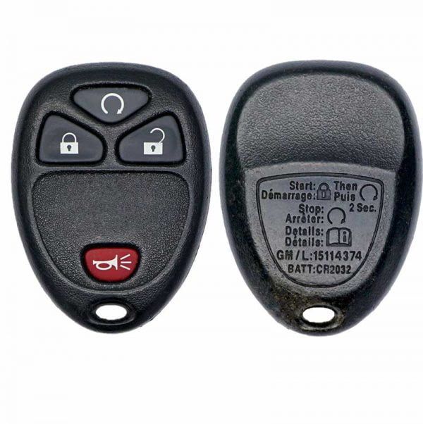 2006-2011 GM 4B KEYLESS ENTRY REMOTE FOB TRANSMITTER 15114374 KOBGT04A