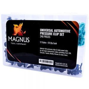 240PC UNIVERSAL AUTOMOTIVE PRESSURE CLIP SET BY MAGNUS