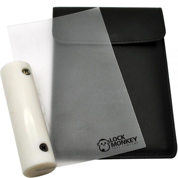 LATCH SHIM W/ HANDLE & 4 REPLACEMENT SHIMS MK240 BY LOCK MONKEY