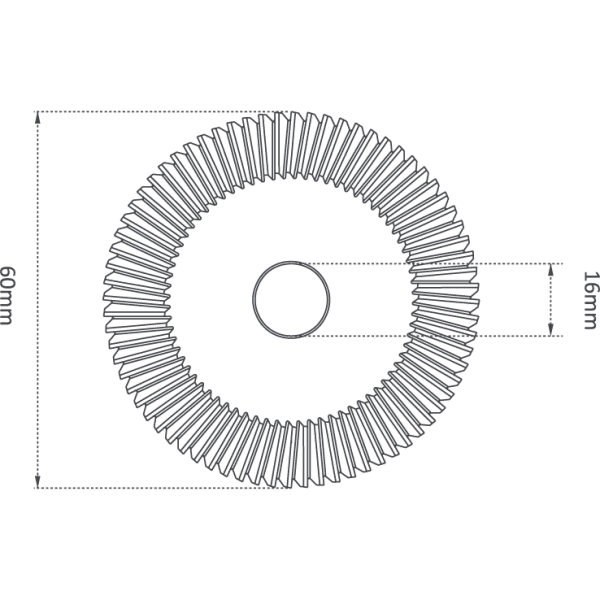 HSS M35- COATING 60mm (40°) ANGLE MILLING CUTTER - Image 2