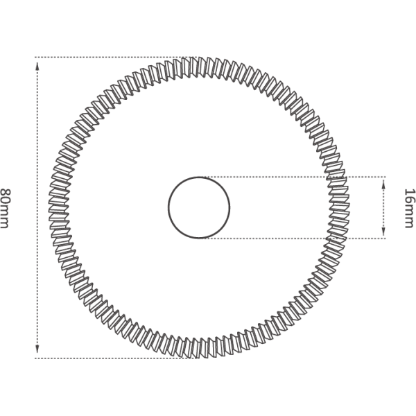 80mm (80°) ANGLE MILLING CUTTER FOR ILCO SILICA KEYLINE - Image 2