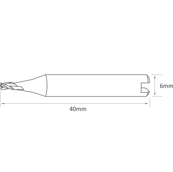 2.5mm END MILL CUTTER FOR KABA/SILCA - Image 3
