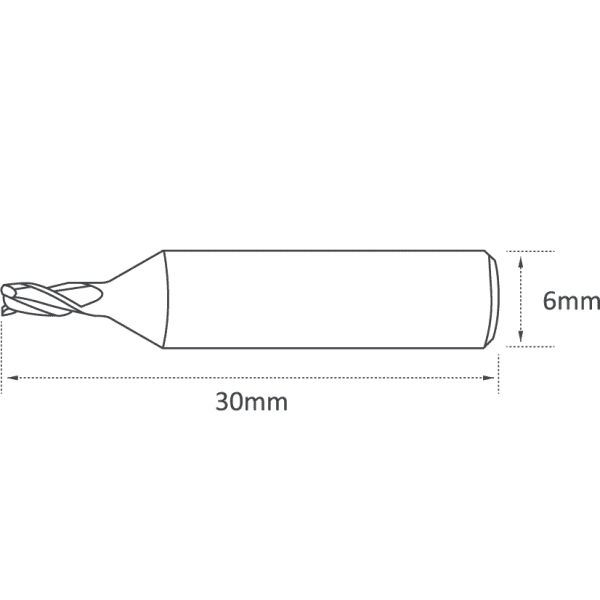 2.5mm END MILL CUTTER FOR SILCA FUTURA - Image 3